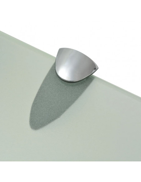 Mensole Galleggianti 2 pz in Vetro 40x20 cm 8 mm