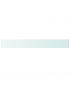 Mensole in Vetro Trasparente 2 pz 100x12 cm