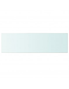 Mensole in Vetro Trasparente 2 pz 100x30 cm