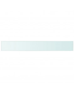 Mensole in Vetro Trasparente 2 pz 110x15 cm