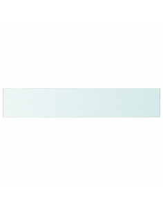 Mensole in Vetro Trasparente 2 pz 110x20 cm