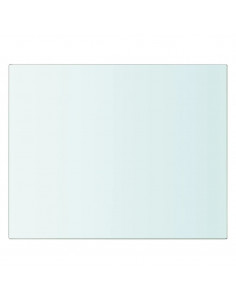 Mensole in Vetro Trasparente 2 pz 20x20 cm