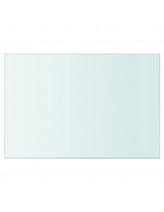 Mensole in Vetro Trasparente 2 pz 30x15 cm