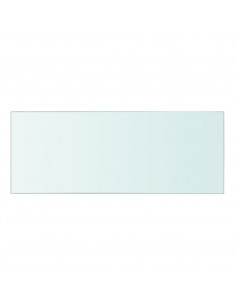 Mensole in Vetro Trasparente 2 pz 40x15 cm