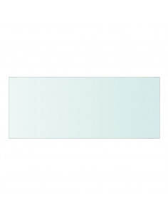 Mensole in Vetro Trasparente 2 pz 50x20 cm