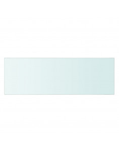 Mensole in Vetro Trasparente 2 pz 60x20 cm