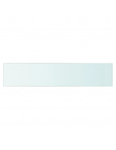 Mensole in Vetro Trasparente 2 pz 70x15 cm