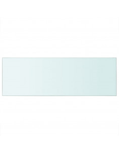 Mensole in Vetro Trasparente 2 pz 70x25 cm