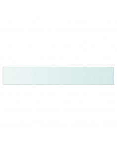 Mensole in Vetro Trasparente 2 pz 80x12 cm