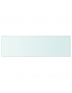 Mensole in Vetro Trasparente 2 pz 80x25 cm