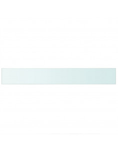 Mensole in Vetro Trasparente 2 pz 90x12 cm