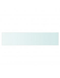 Mensole in Vetro Trasparente 2 pz 90x20 cm