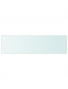 Mensole in Vetro Trasparente 2 pz 90x25 cm