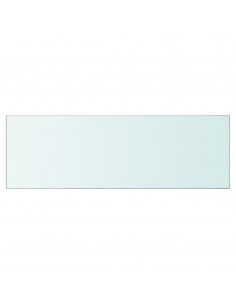 Mensole in Vetro Trasparente 2 pz 90x30 cm