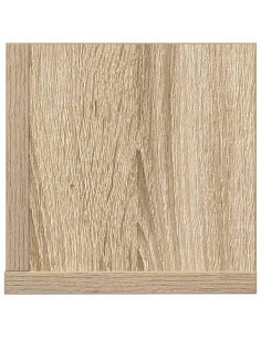 Mensole Parete 2pz Rovere Sonoma 75x16,5x16,5 cm in Truciolato