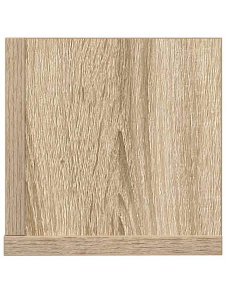 Mensole Parete 2pz Rovere Sonoma 75x16,5x16,5 cm in Truciolato