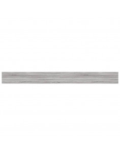 Mensole Parete 4pz Grigio Sonoma 100x10x1,5cm Legno Multistrato