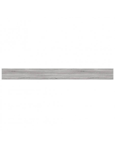 Mensole Parete 4pz Grigio Sonoma 100x10x1,5cm Legno Multistrato