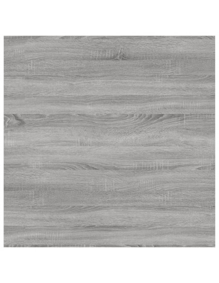 Mensole Parete 4pz Grigio Sonoma 40x50x1,5cm Legno Multistrato