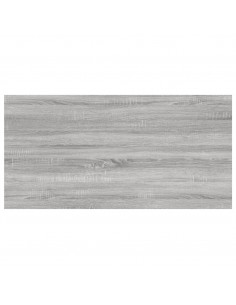 Mensole Parete 4pz Grigio Sonoma 60x30x1,5cm Legno Multistrato
