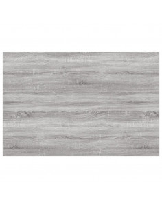 Mensole Parete 4pz Grigio Sonoma 60x40x1,5 cm Legno Multistrato