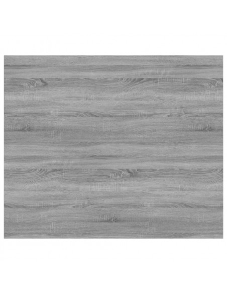 Mensole Parete 4pz Grigio Sonoma 60x50x1,5cm Legno Multistrato