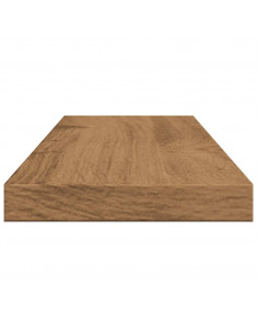 Mensole Parete 4pz Rovere Artigianale 60x20x1,5cm in Truciolato