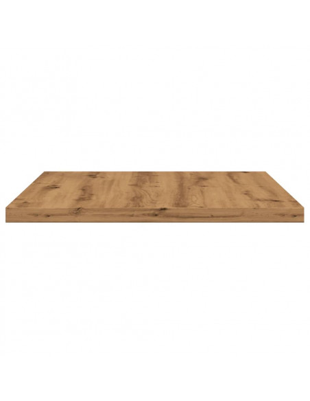 Mensole Parete 4pz Rovere Artigianale 60x30x1,5cm in Truciolato