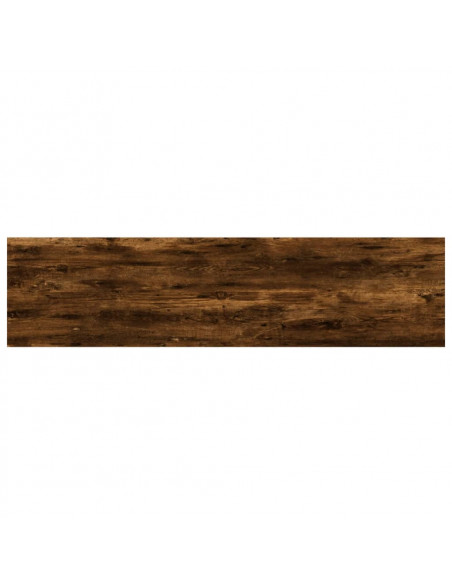 Mensole Parete 4pz Rovere Fumo 40x10x1,5 cm Legno Multistrato