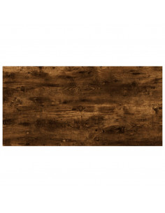 Mensole Parete 4pz Rovere Fumo 40x20x1,5 cm Legno Multistrato