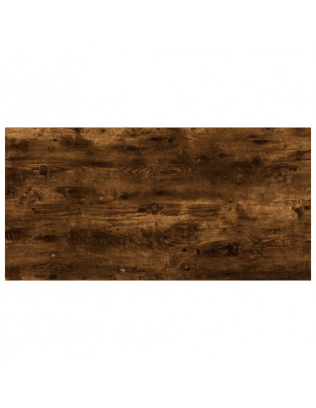 Mensole Parete 4pz Rovere Fumo 40x20x1,5 cm Legno Multistrato