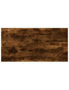 Mensole Parete 4pz Rovere Fumo 60x20x1,5 cm Legno Multistrato