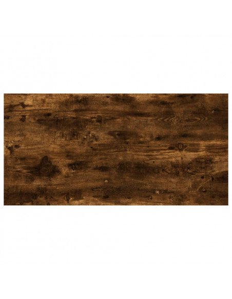 Mensole Parete 4pz Rovere Fumo 60x20x1,5 cm Legno Multistrato