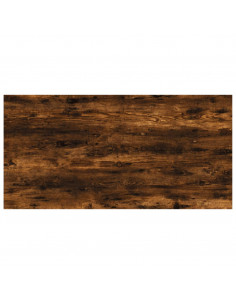 Mensole Parete 4pz Rovere Fumo 60x30x1,5 cm Legno Multistrato