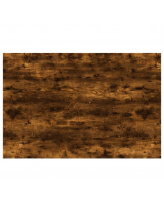 Mensole Parete 4pz Rovere Fumo 60x40x1,5 cm Legno Multistrato