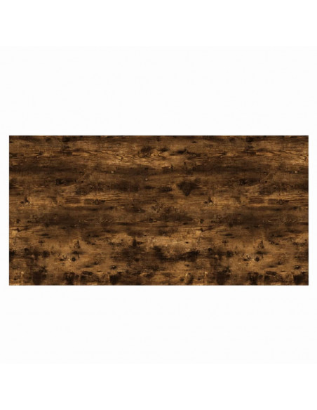 Mensole Parete 4pz Rovere Fumo 80x40x1,5 cm Legno Multistrato