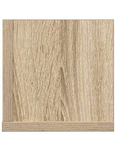 Mensole Parete 2pz Rovere Sonoma 100x16,5x16,5 cm in Truciolato