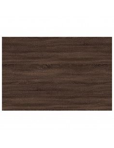 Mensole Parete 4pz Rovere Marrone 60x40x1,5cm Legno Multistrato