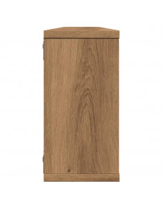 Mensole Parete a Cubo 2 pz Artigianale 100x15x30 cm Truciolato