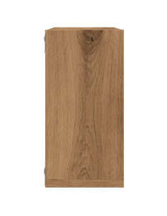 Mensole Parete a Cubo 2 pz Artigianale 30x15x30 cm Truciolato