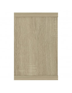 Mensole Parete a Cubo 2pz Rovere Sonoma 60x15x23 cm Multistrato