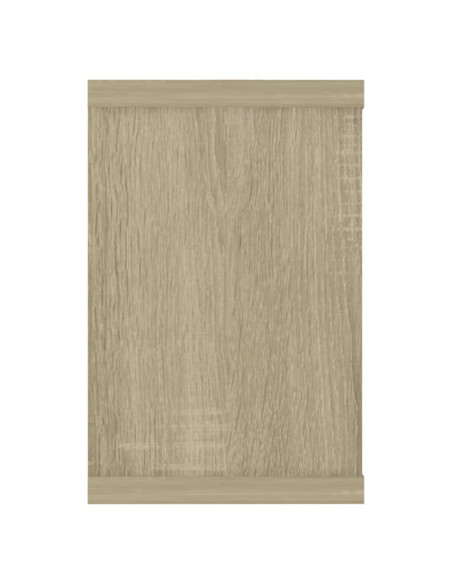 Mensole Parete a Cubo 2pz Rovere Sonoma 60x15x23 cm Multistrato