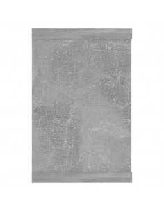 Mensole Parete a Cubo 6pz Grigio Cemento 60x15x23cm Multistrato