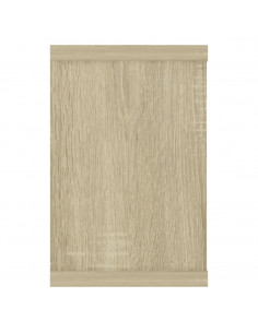 Mensole Parete a Cubo 6pz Rovere Sonoma 60x15x23 cm Multistrato