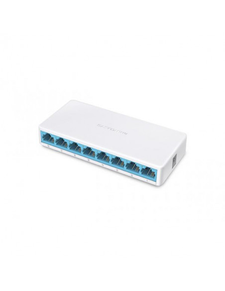 Mercusys MS108 switch di rete Gestito Fast Ethernet (10/100) Bianco