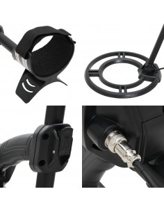 Metal Detector con Regolazione Automatica 18 cm con Pinpoint