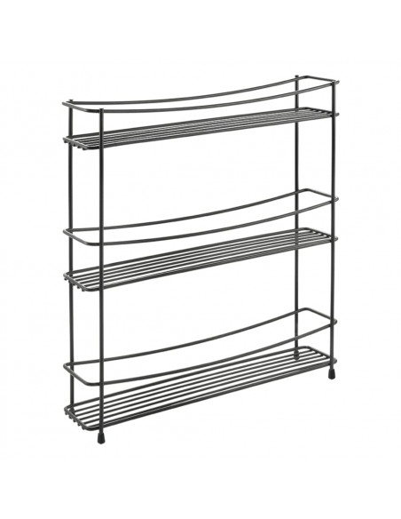 Metaltex Portaspezie a 3 Livelli Kumino Nero
