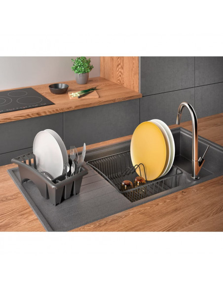 Metaltex Scolapiatti Aquatex Plus Lava Nero