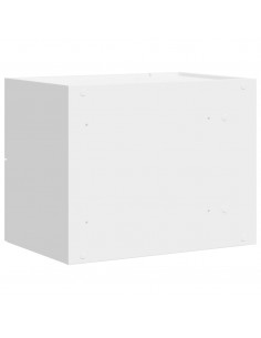 Comodini a Muro 2 pz Bianchi 45x30x35 cm 2