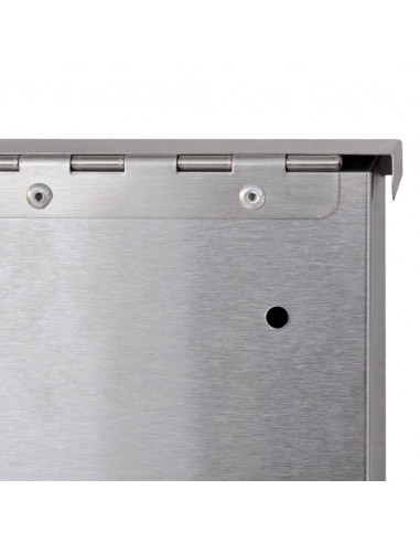 Casetta della posta in acciaio inossidabile 31 x 10,5 x 33,5 cm